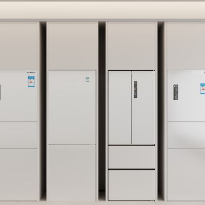 现代冰箱 嵌入式冰箱 单开门冰箱