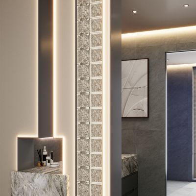 意式简约风干湿分离卫生间