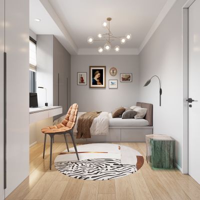 北欧榻榻米卧室