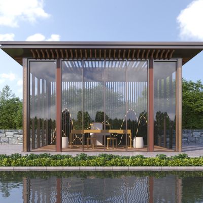 新中式凉亭3D模型