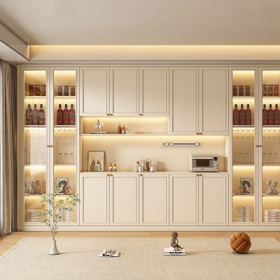 现代奶油风酒柜 餐边柜