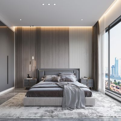 现代卧室