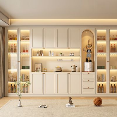 现代奶油风酒柜 餐边柜