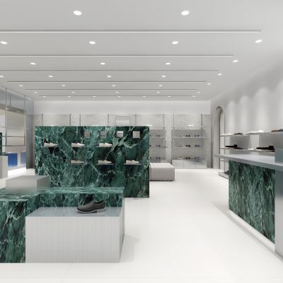 现代鞋包店3D模型