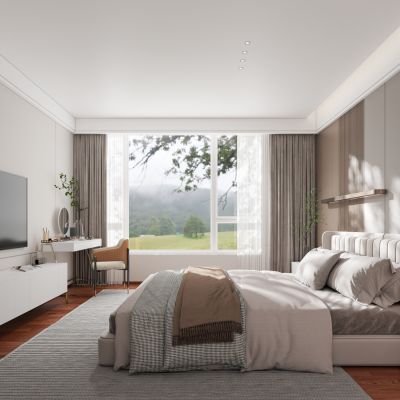 现代风格卧室