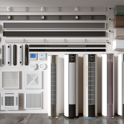 空调,立式空调,挂式空调,中央空调出风口,出风口,圆形出风口,排气口,极，浴霸窄出风口,排气扇