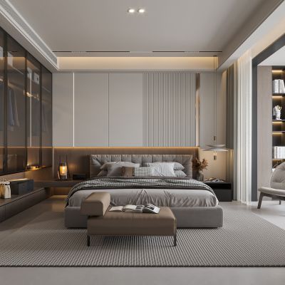 现代卧室