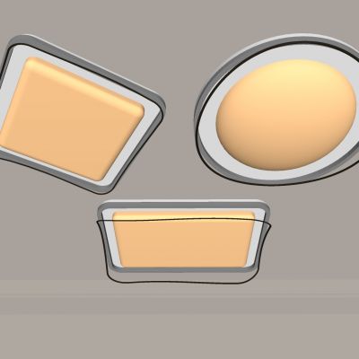 3d现代吸顶灯 圆形吸顶灯 卧室灯 艺术造型灯具 时尚客厅灯模型组合