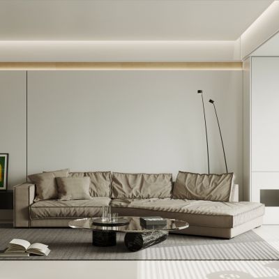 现代简约客餐厅