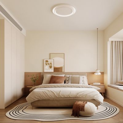 现代奶油风卧室