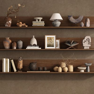 侘寂风饰品 摆件 雕塑 陶罐