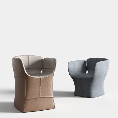 Bloomy现代扶手椅3D模型