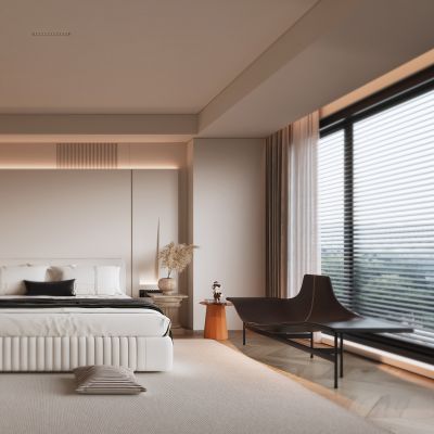 侘寂风格卧室_装饰_摆件_装饰品_陶瓷_书本288