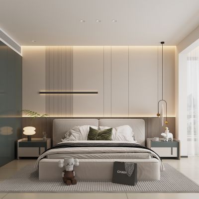 现代卧室