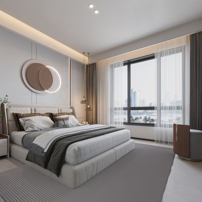 现代卧室