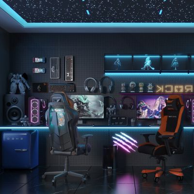 双人电竞房 游戏房 电玩房