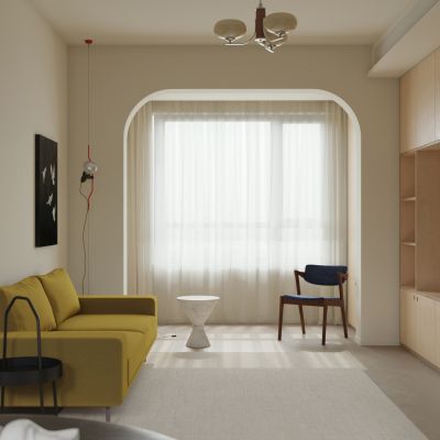 现代中古风客餐厅