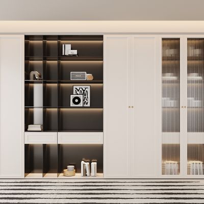 现代书柜 书籍 展示柜 开放式书柜