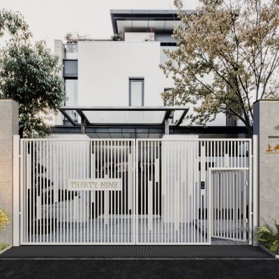 现代庭院门 大门 花园门 入户门 铁艺门 铁门 别墅庭院门 双开门