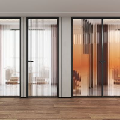 现代长虹玻璃门组合