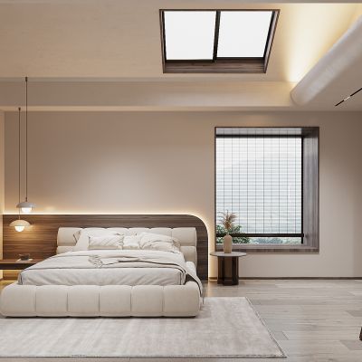 现代诧寂风卧室