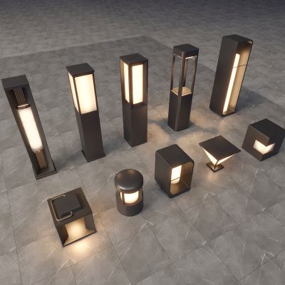 现代景观灯 现代户外灯 草坪灯 草地路灯 花园落地灯 庭院灯 创意景观灯