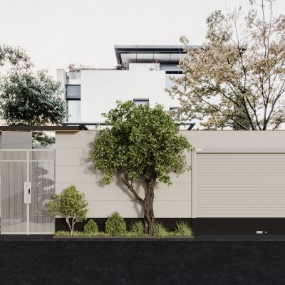 现代庭院门 大门 花园门 入户门 铁艺门 铁门 别墅庭院门