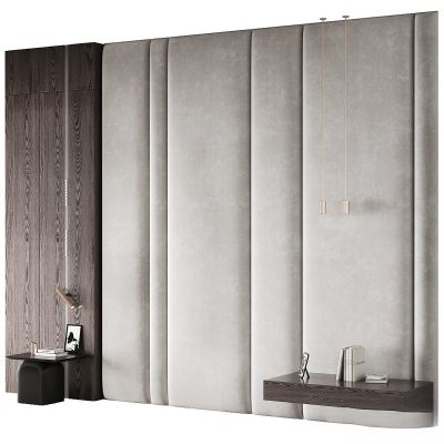 现代背景墙饰,软包