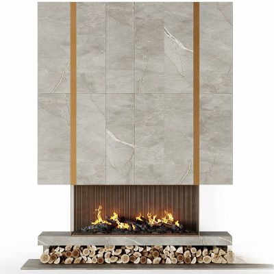现代壁炉