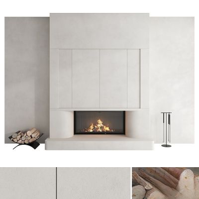 现代壁炉