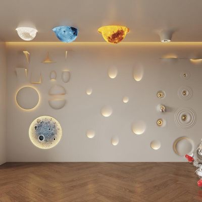 现代嵌入式石膏灯