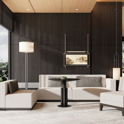 现代售楼处接待大厅