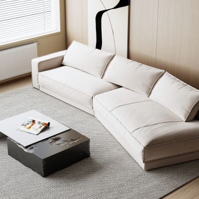 现代多人沙发  异型沙发