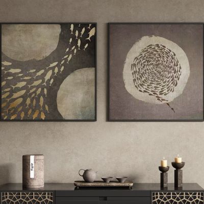 侘寂风装饰画挂画