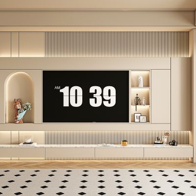 侘寂电视背景墙