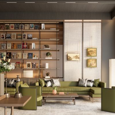 现代售楼处接待大厅