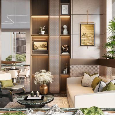 现代售楼处接待大厅