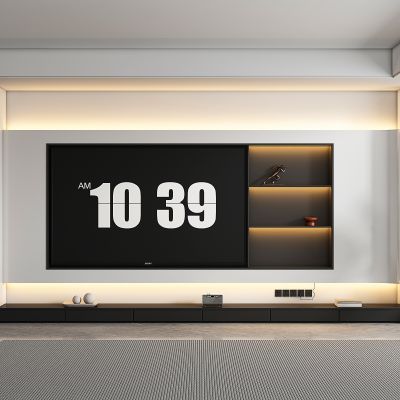 现代电视背景墙