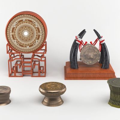 中式铜鼓_少数民族鼓