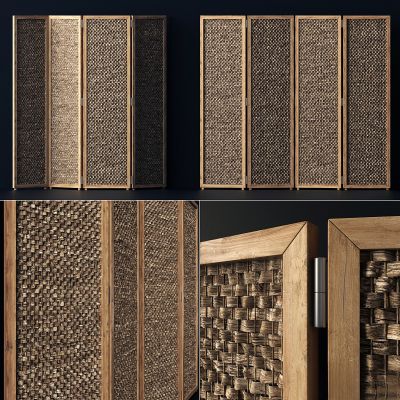 现代屏风隔断