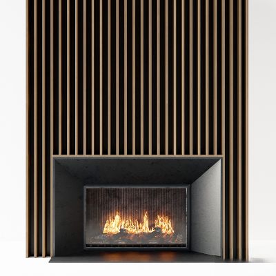 现代壁炉
