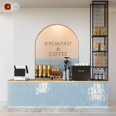 现代吧台,收银台