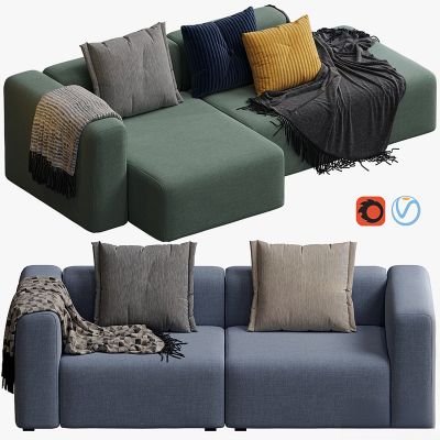 现代双人,多人沙发