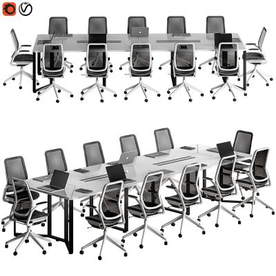 现代办公桌,办公椅,会议桌