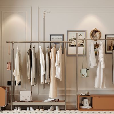 现代衣架 服饰包包 衣服