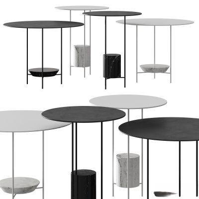 现代茶几,圆几,边几