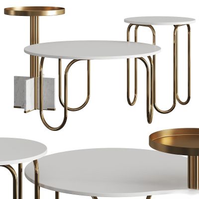 现代茶几,圆几,边几
