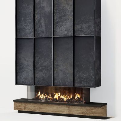 现代壁炉