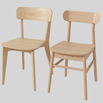 北欧实木单椅组合
