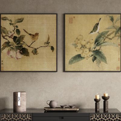 中式中古风装饰画挂画